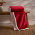 Lux Sherpa Fleece Throw Natural - 127 x 152cm